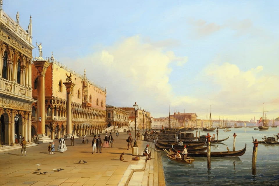 Carlo Grubacs - The Grand Canal, Venice