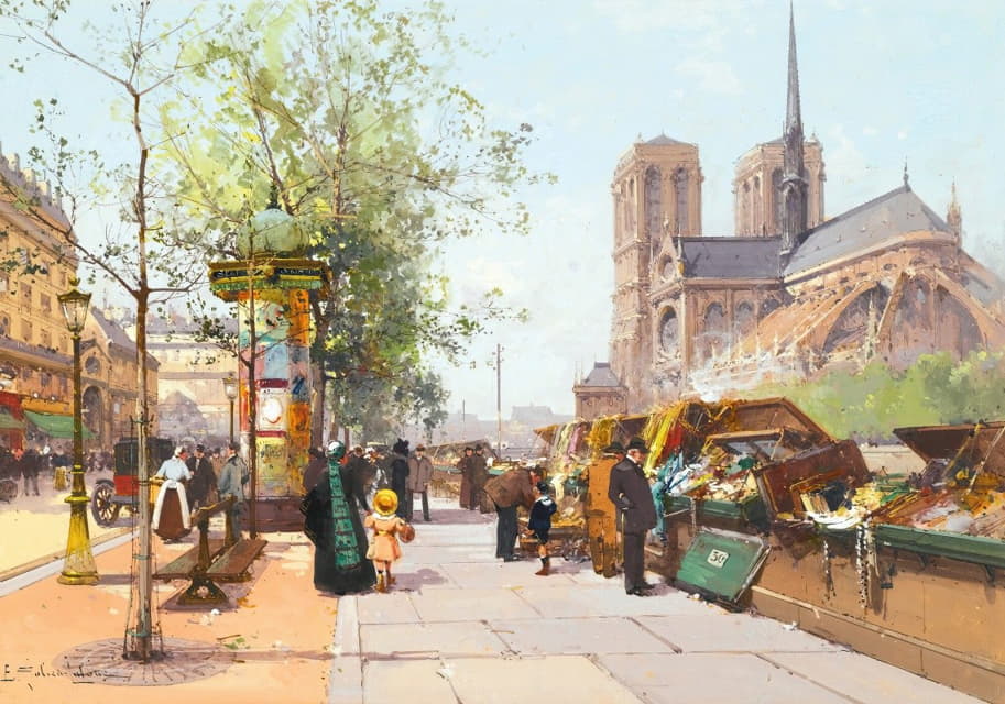 Eugène Galien-Laloue - Notre Dame De Paris