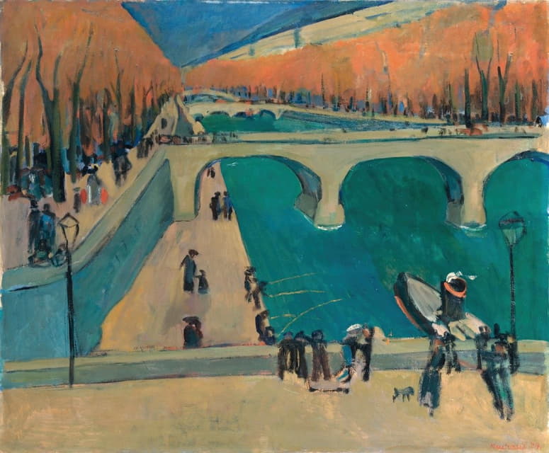 Werner Neuhaus - Autumn In Paris (At The Strand Of The River Seine)