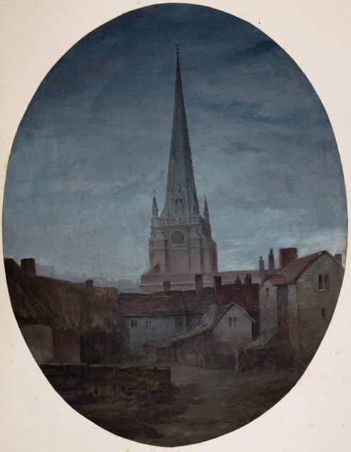 Elijah Walton - St Martin’s Church Birmingham, By Night