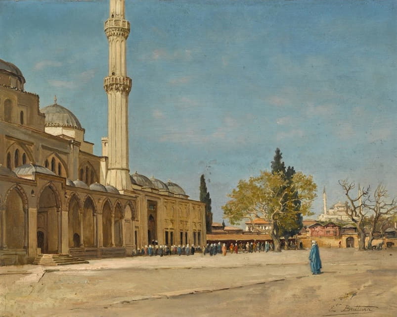 君士坦丁堡清真寺前