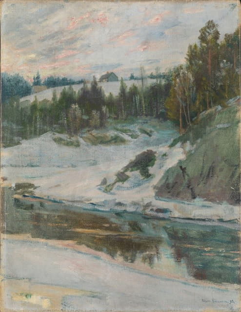 冬季河流景观