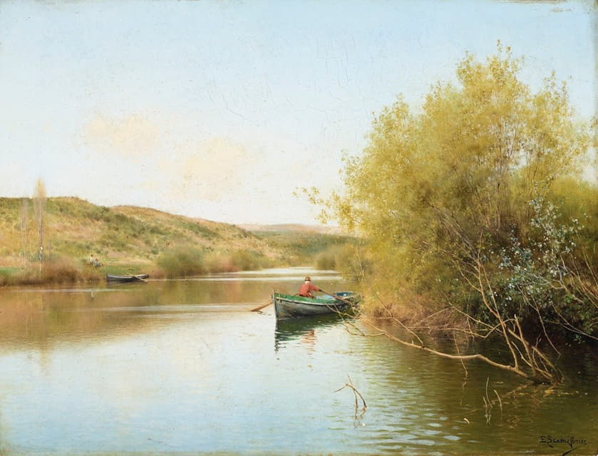 Emilio Sánchez-Perrier - On the river