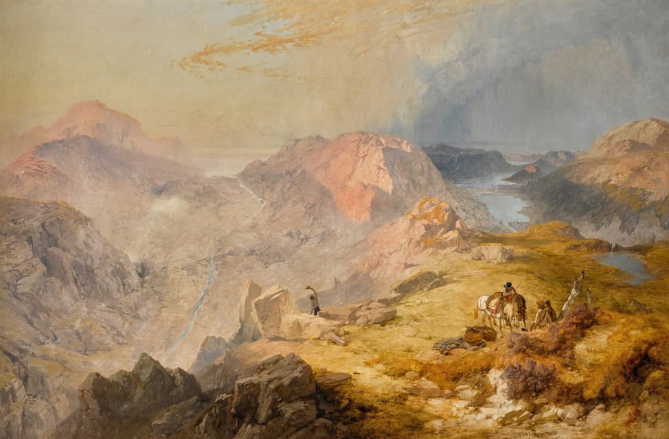 James Baker Pyne - The Vales Of Ennerdale And Buttermere With Their Lakes And Those Of Crummock And Loweswater