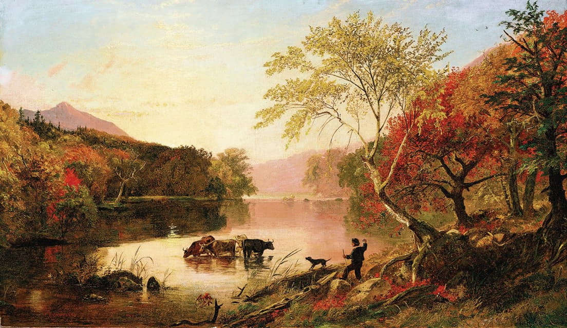 Jasper Francis Cropsey - Autumn on the Hudson River