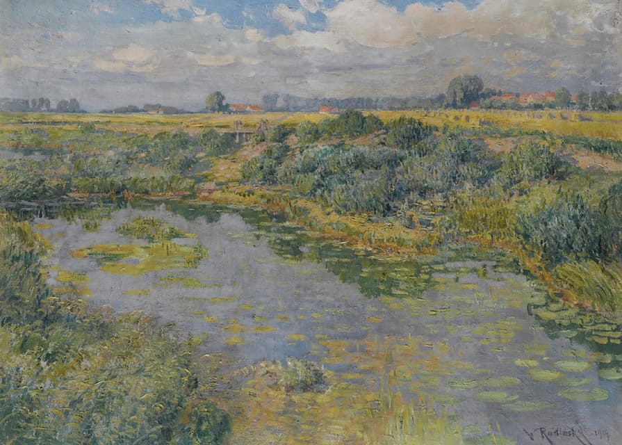Václav Radimsky - River Landscape