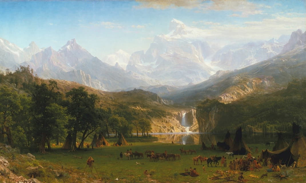 Albert Bierstadt - The Rocky Mountains, Lander’s Peak