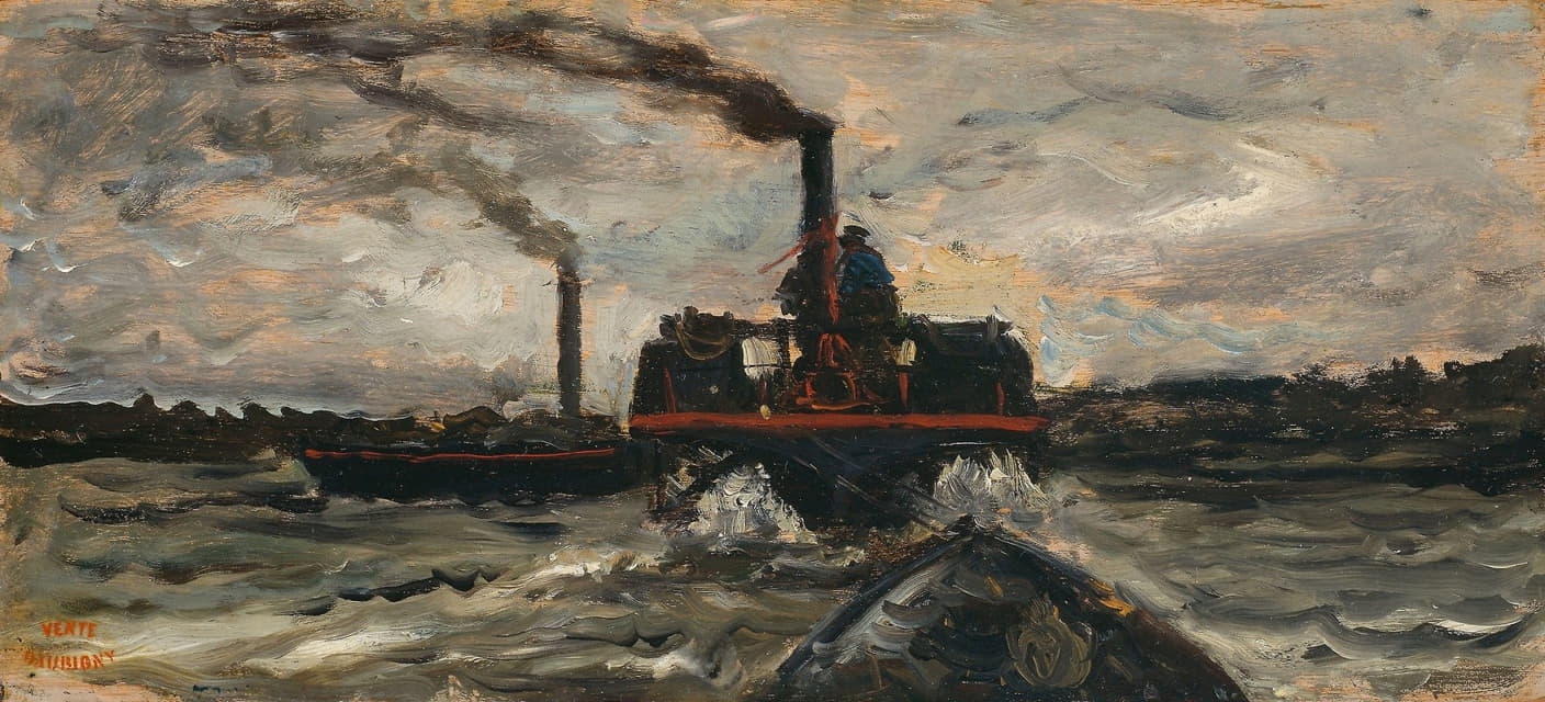 Charles François Daubigny - River Boat