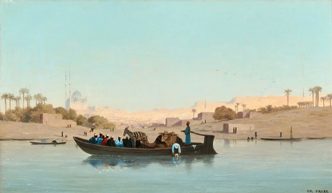 Charles Théodore Frère - On The Nile