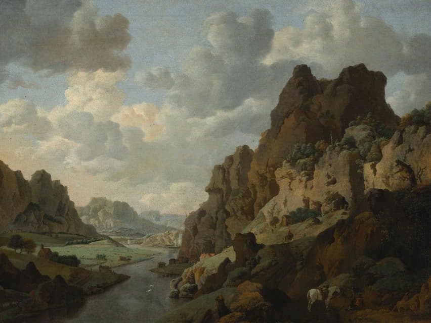 Jan van Aken - Mountain landscape