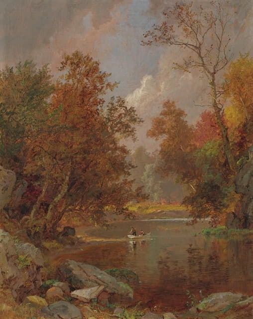 Jasper Francis Cropsey - Autumn On The River