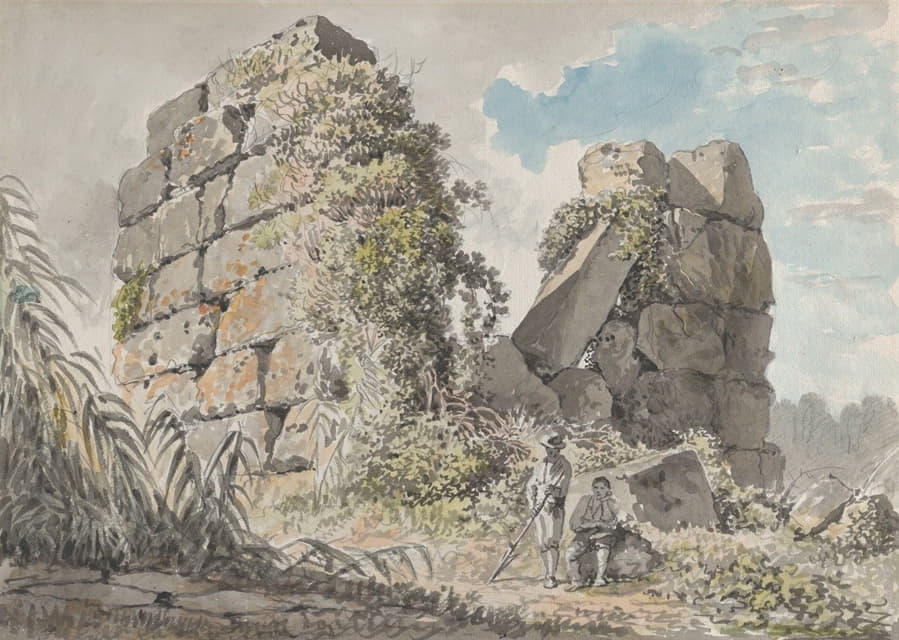 Carlo Labruzzi - Ruins on the Right of the Via Appia