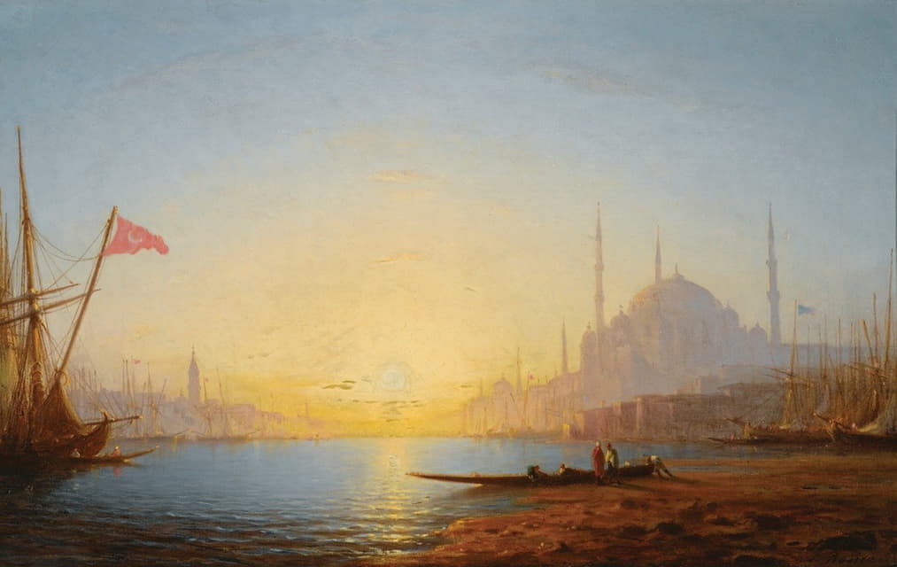 Amédée Rosier - View Of Constantinople