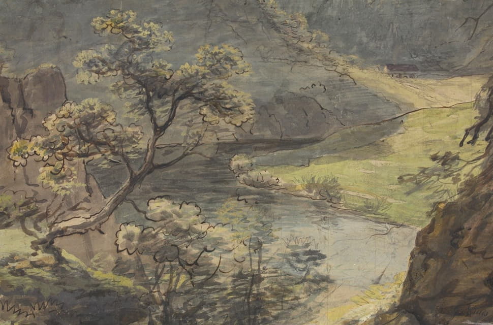 Johann Georg von Dillis - River Landscape