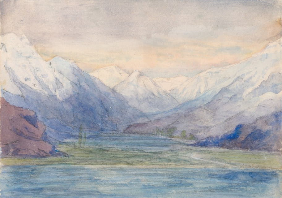John Ruskin - Mountain Landscape