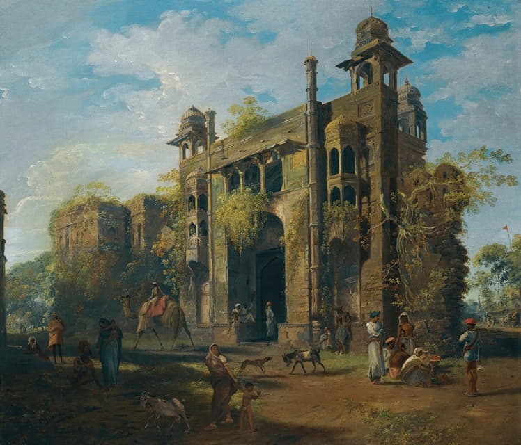 Robert Home - View Of The Gate Of The Lal Bagh, Dacca