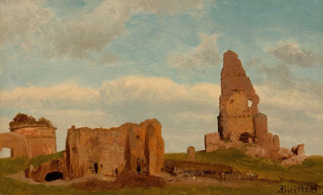 Albert Bierstadt - Ruins-Campagna of Rome
