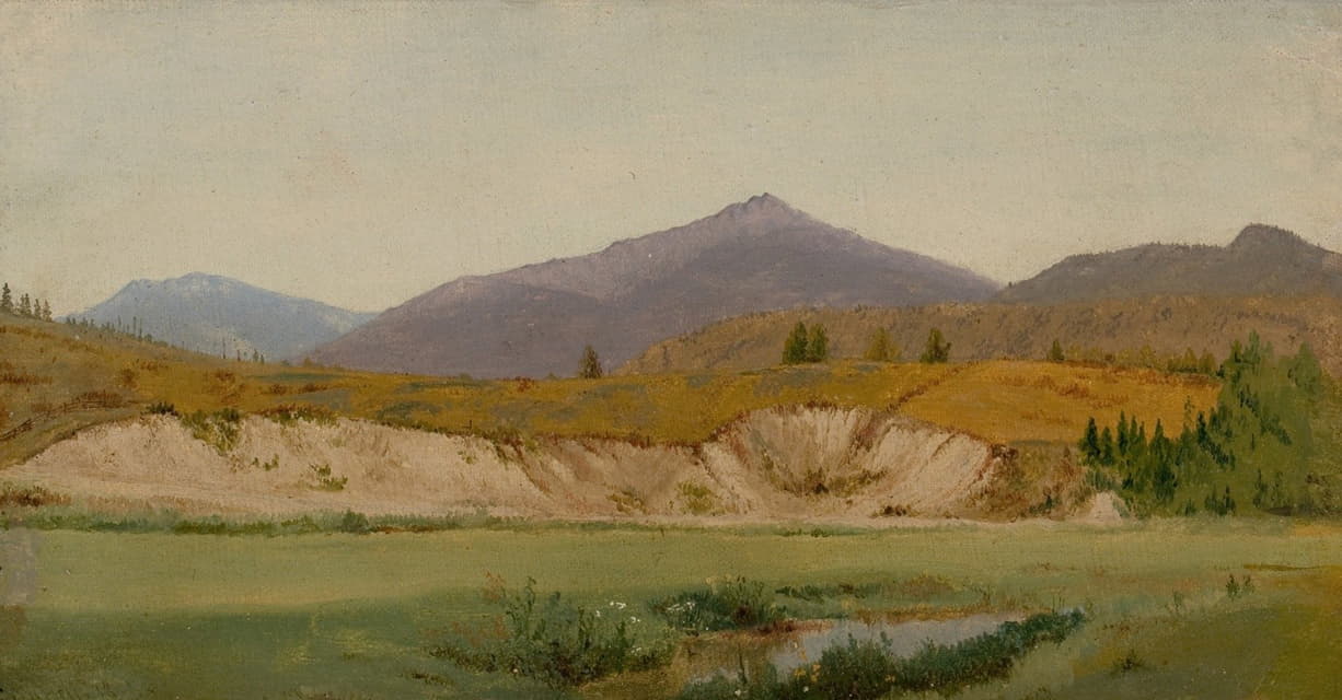 John William Hill - Landscape with Mountains