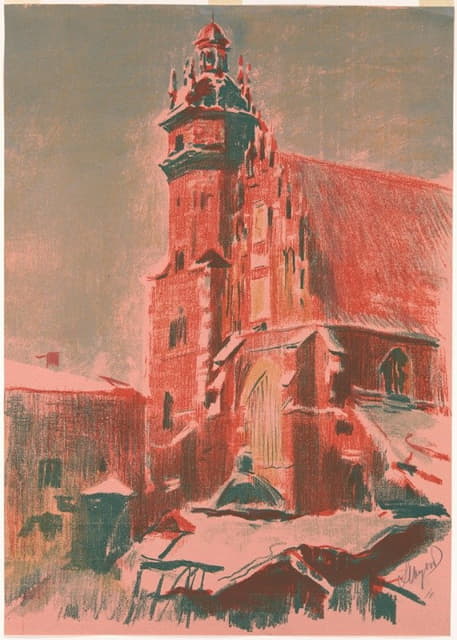Leon Wyczółkowski - Corpus Christi Church in Krakow