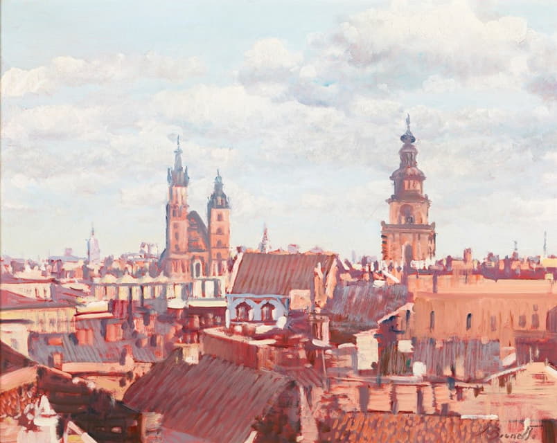 Silvio Brunetto - Roofs of Krakow