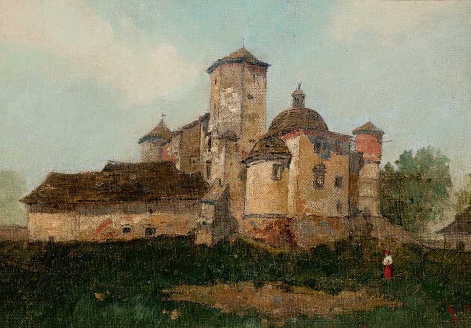 Stanisław Fabijański - View of the Wiśnicz Castle from the Chapel’s Side