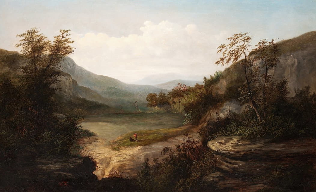 William Charles Anthony Frerichs - North Carolina Mountain Landscape