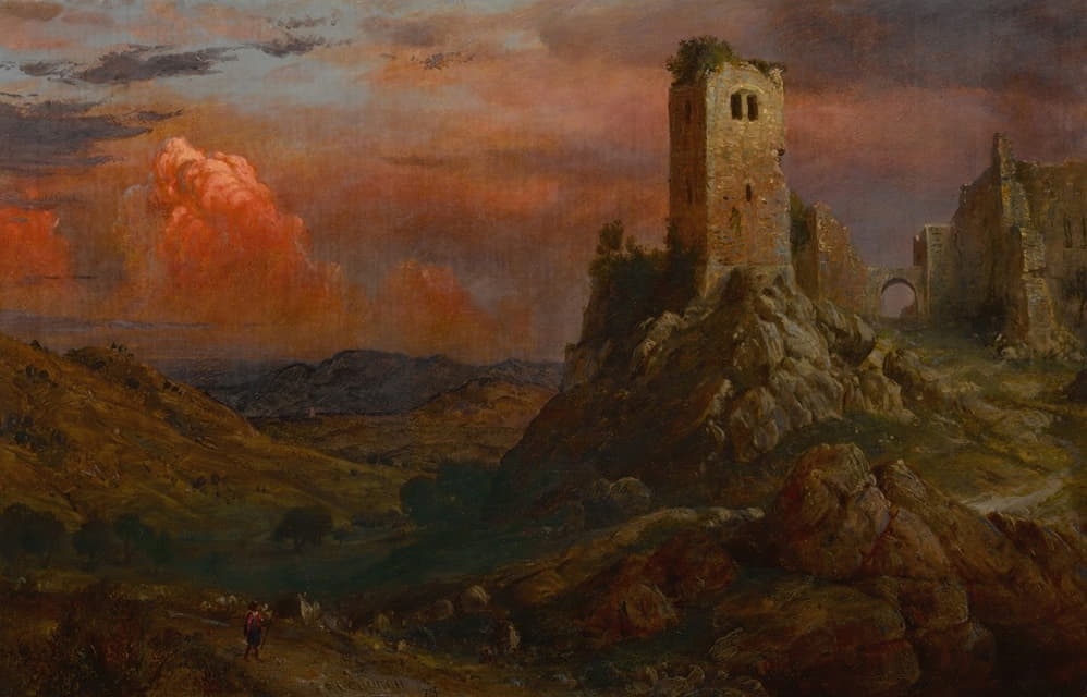Frederic Edwin Church - Watch Tower in Italy