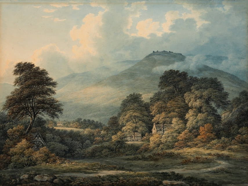 John Glover - Extensive Landscape with Distant Mountains