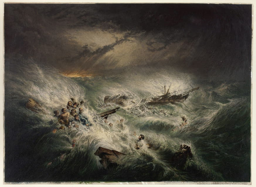 信实号的残骸（1842年11月12日）