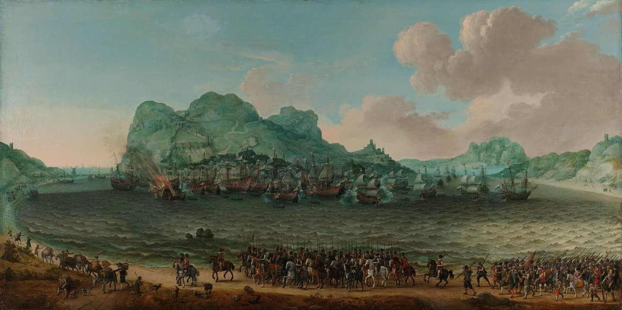 Adam Willaerts - Victory over the Spanish near Gibraltar by a Fleet Commanded by Admiral Jacob van Heemskerck, 25 April 1607