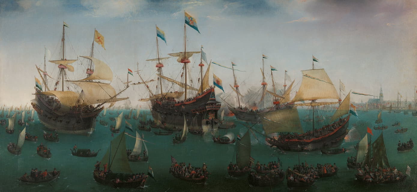 Hendrik Cornelisz. Vroom - The Return to Amsterdam of the Second Expedition to the East Indies