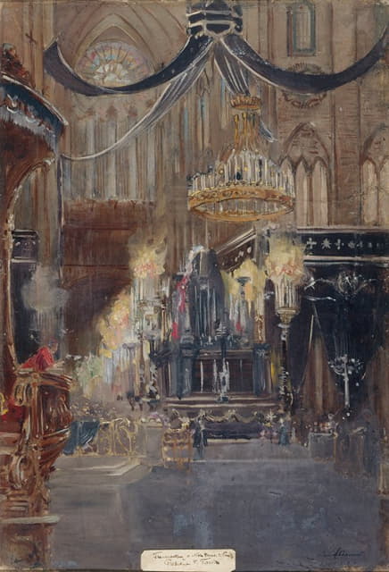 1899年2月23日，费利克斯·福雷总统在圣母院举行葬礼。