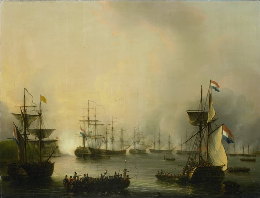 1821年6月24日对苏门答腊巨港的轰炸
