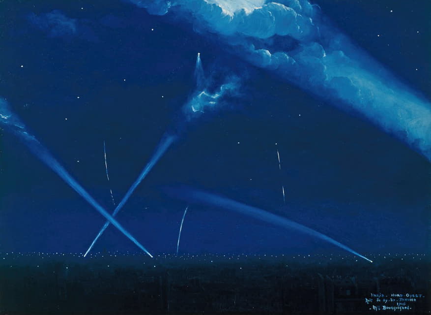 Maurice Jean Bourguignon - Le dernier raid des zeppelins, la nuit du 29 au 30 janvier 1916