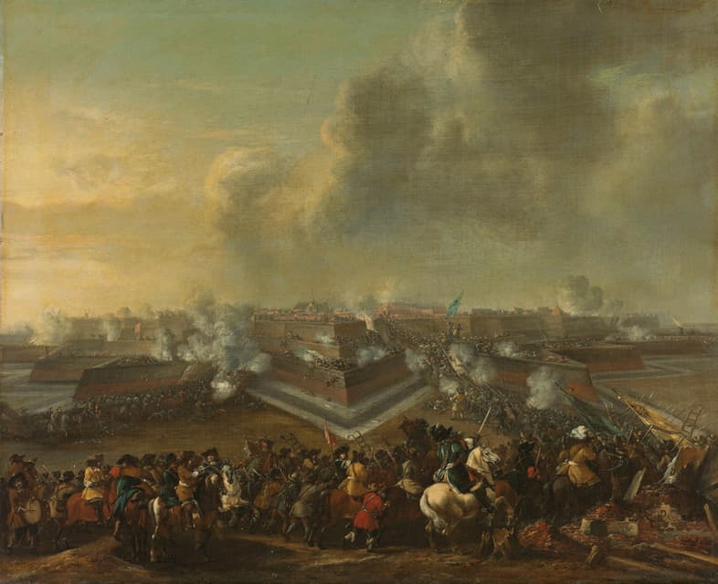 Pieter Wouwerman - Assault on the Town of Coevorden, 30 December 1672