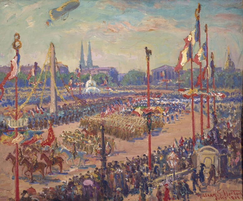 William Samuel Horton - Défilé de la Victoire, place de la Concorde, le 11 novembre 1919, 8ème arrondissement