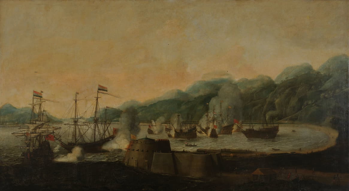 科内利斯·西蒙兹·范德维尔指挥下的一个荷兰中队对果阿维哈湾的三艘葡萄牙大帆船进行了突然袭击