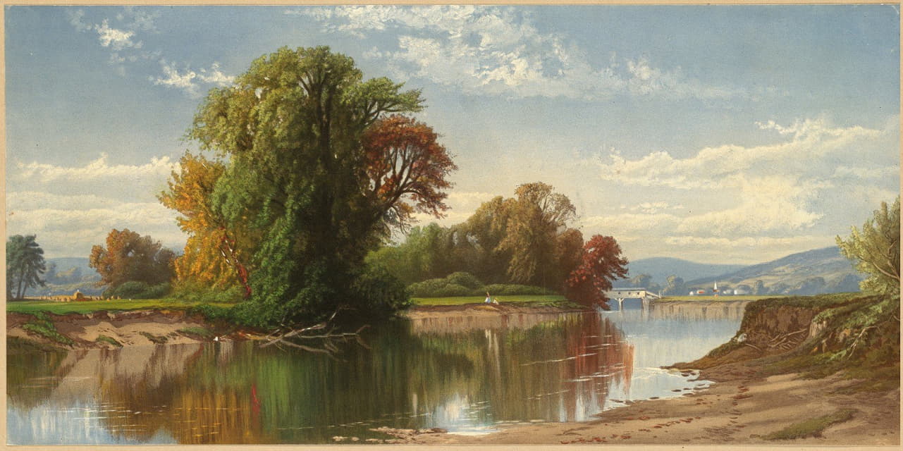 Alfred Thompson Bricher - Early Autumn on Esopus Creek