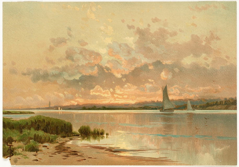 Alfred Thompson Bricher - Sunset, Shinnecock Bay