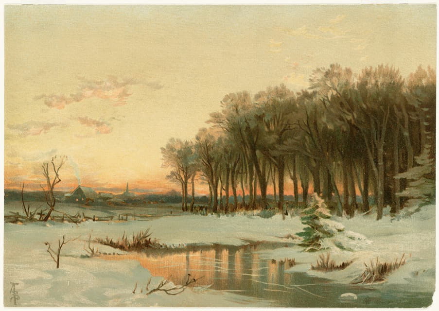 Alfred Thompson Bricher - Winter in Maine