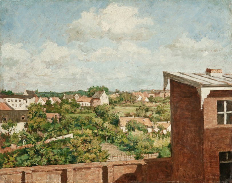 August Jernberg - View from Düsseldorf