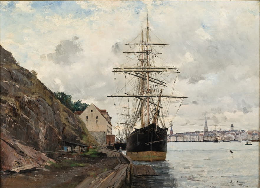 Axel Lindman - Sea Approach to Stockholm