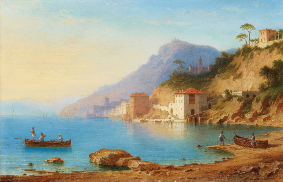 Carl Morgenstern - View of the Amalfi coast