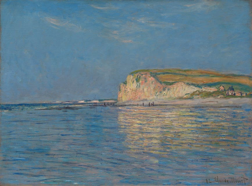 Claude Monet - Low Tide at Pourville, near Dieppe, 1882