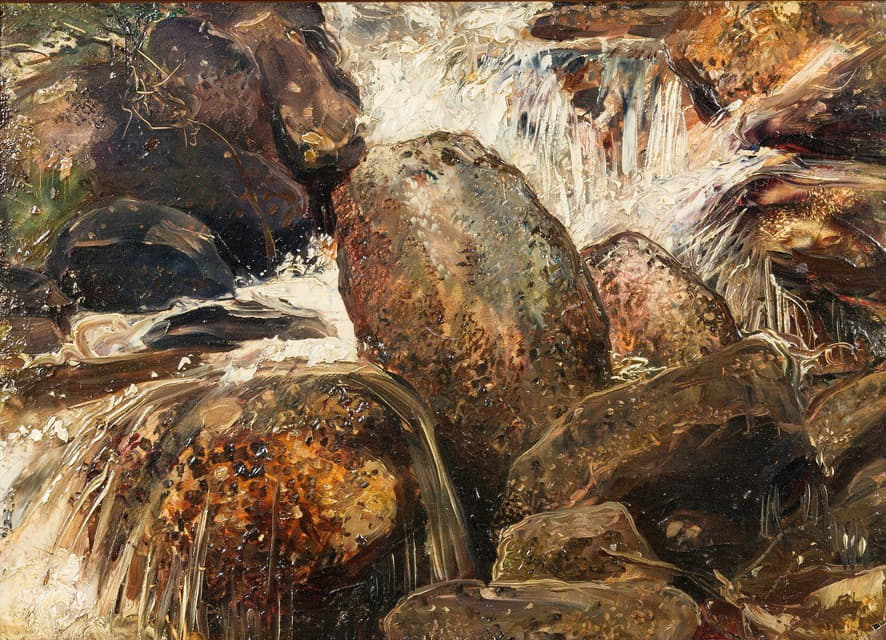 Ernst Josephson - Waterfall Study, Eggedal