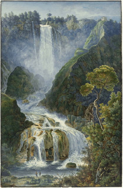 Franz Kaisermann - The Grand Waterfalls at Terni