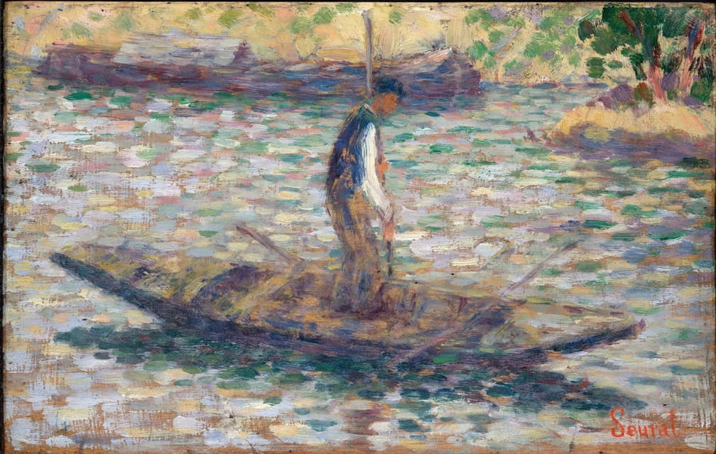 Georges Seurat - A Fisherman