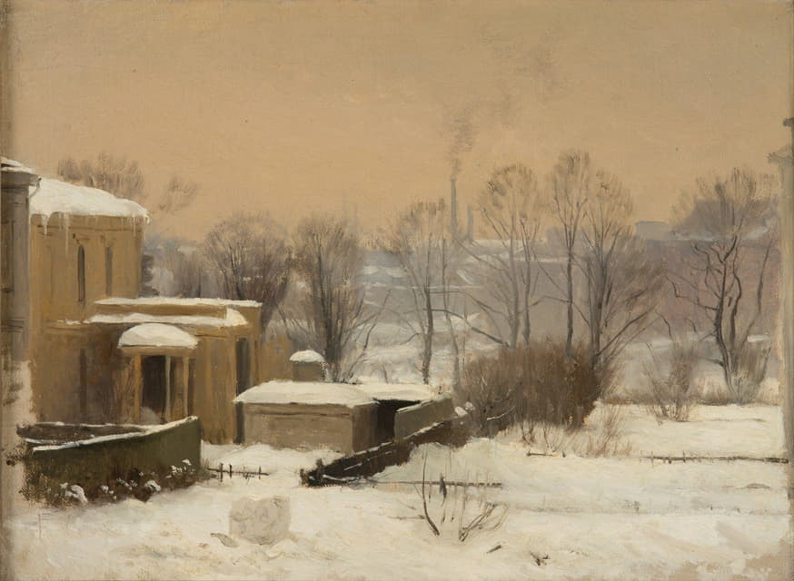 Gustaf Rydberg - Urban Snow. Study