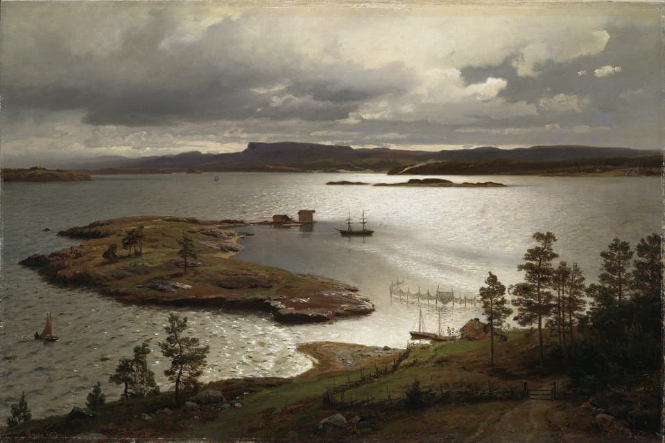 Hans Fredrik Gude - The Sandvik Fiord