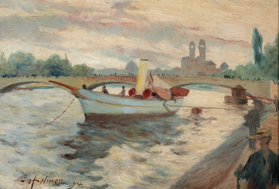 Helmer Osslund - Motif from the Seine